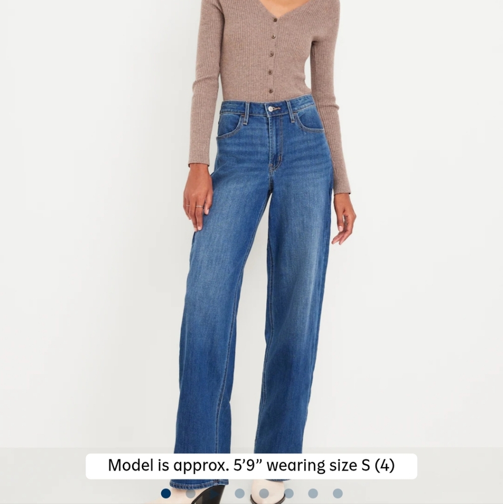 Old Navy Women's High Rise O G Loose Jeans